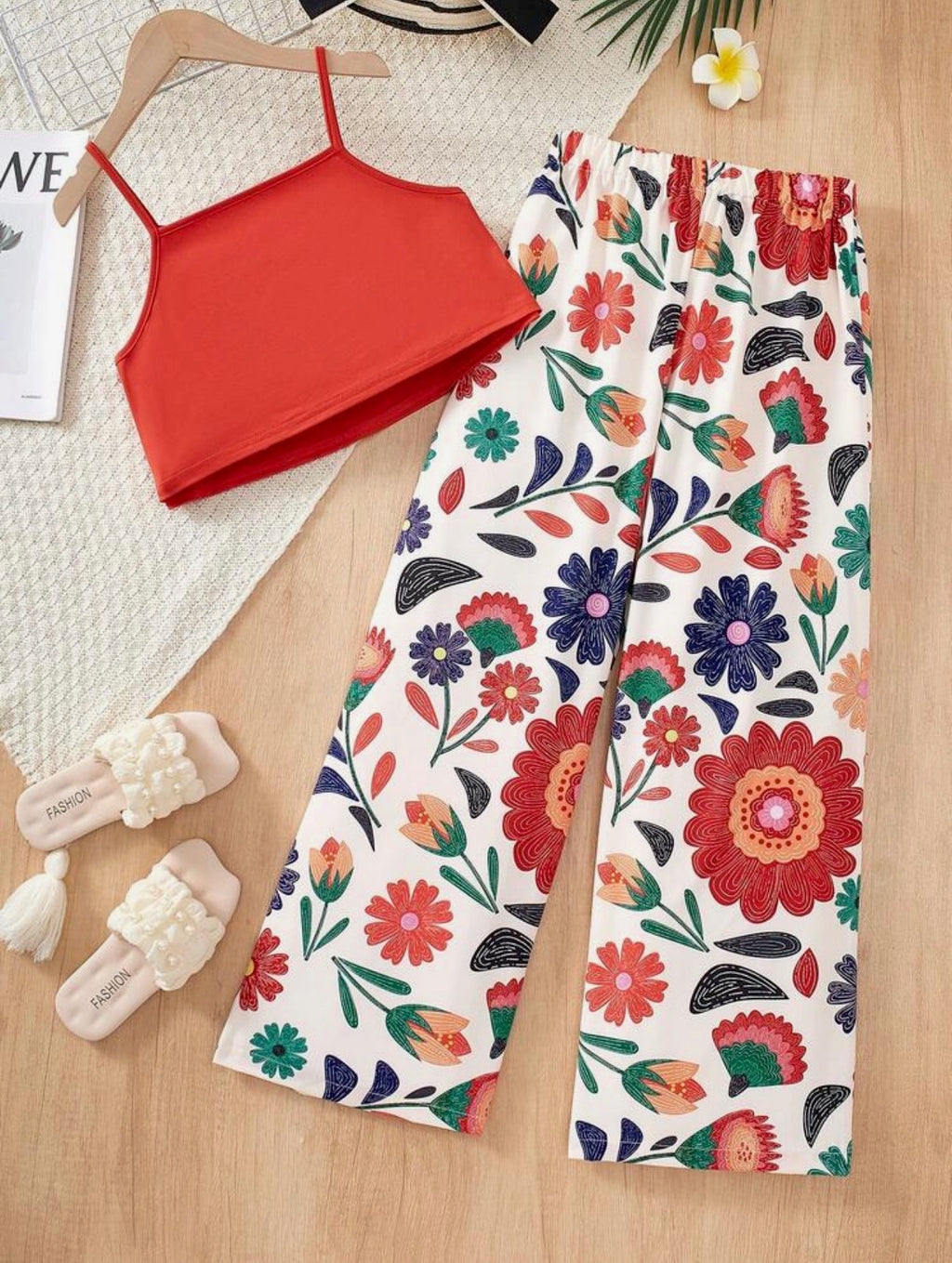 Conjunto de niña Floral Boho