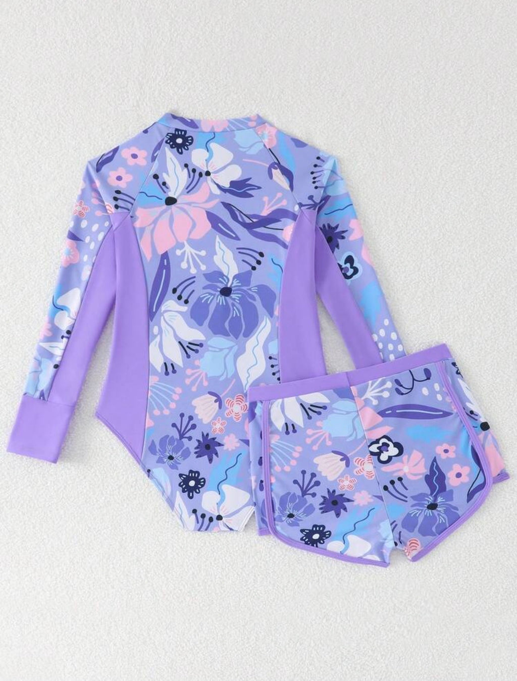 Traje de Baño Infantil Lavanda Bloom