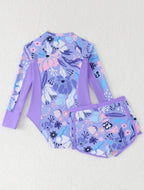 Traje de Baño Infantil Lavanda Bloom