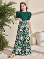 Conjunto de Niña Emerald Elegance