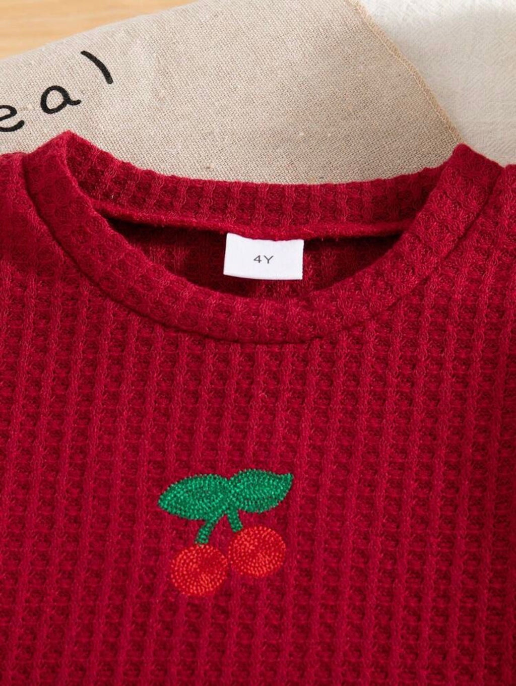 Conjunto de niña Cherry Denim