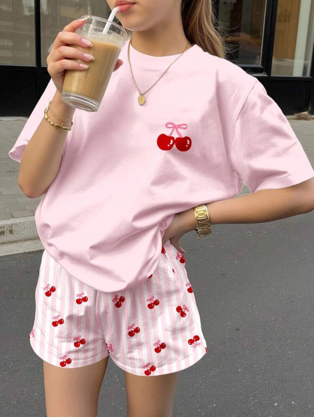 Conjunto Infantil Cherry Pop
