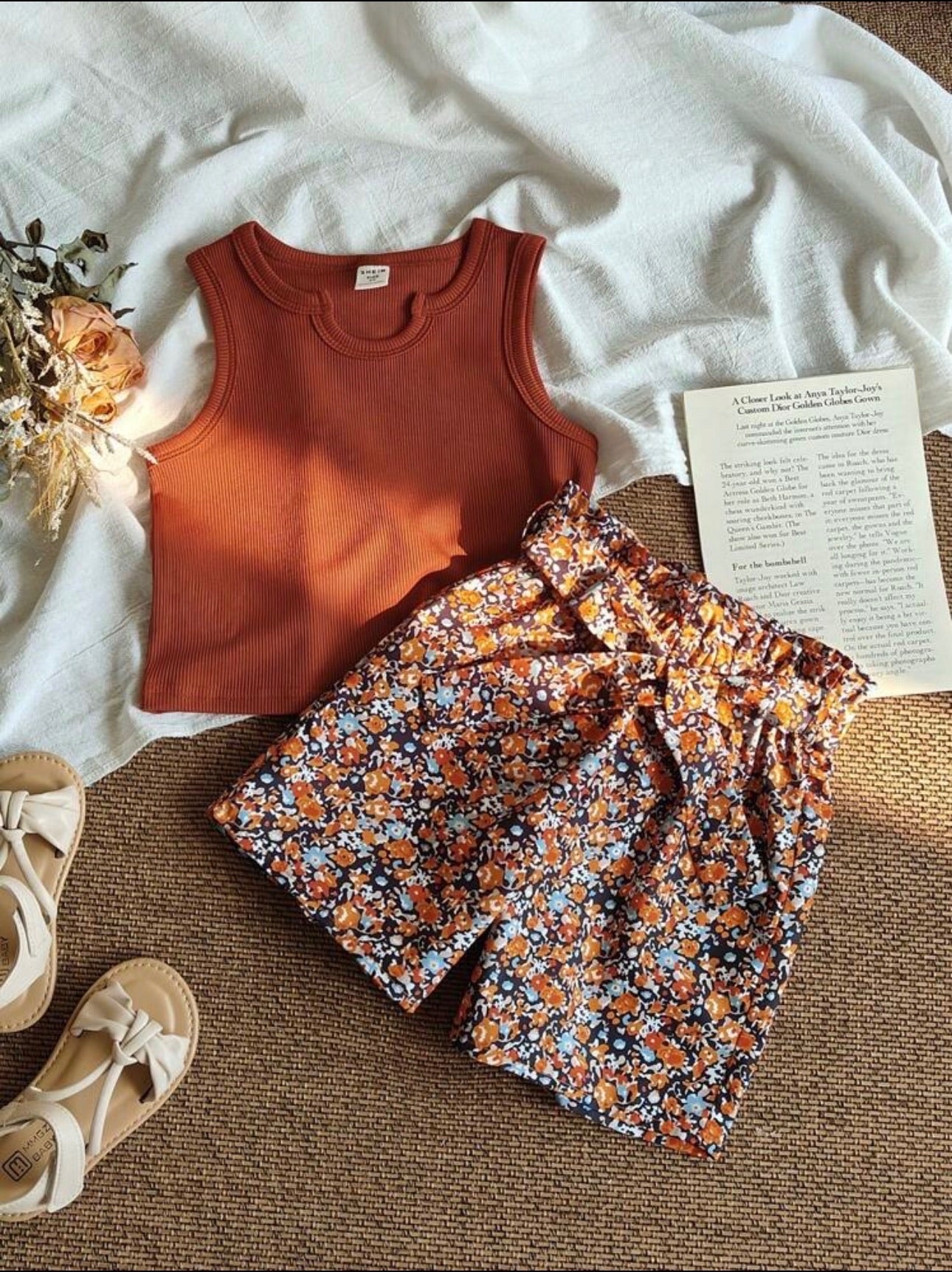 Conjunto de Niña Autumn Bloom