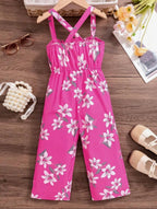 Enterizo de Niña Pink Floral Summer