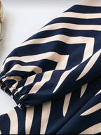 Vestido de Dama Midnight Chevron