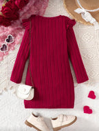 Vestido Infantil Pink Princess Bow