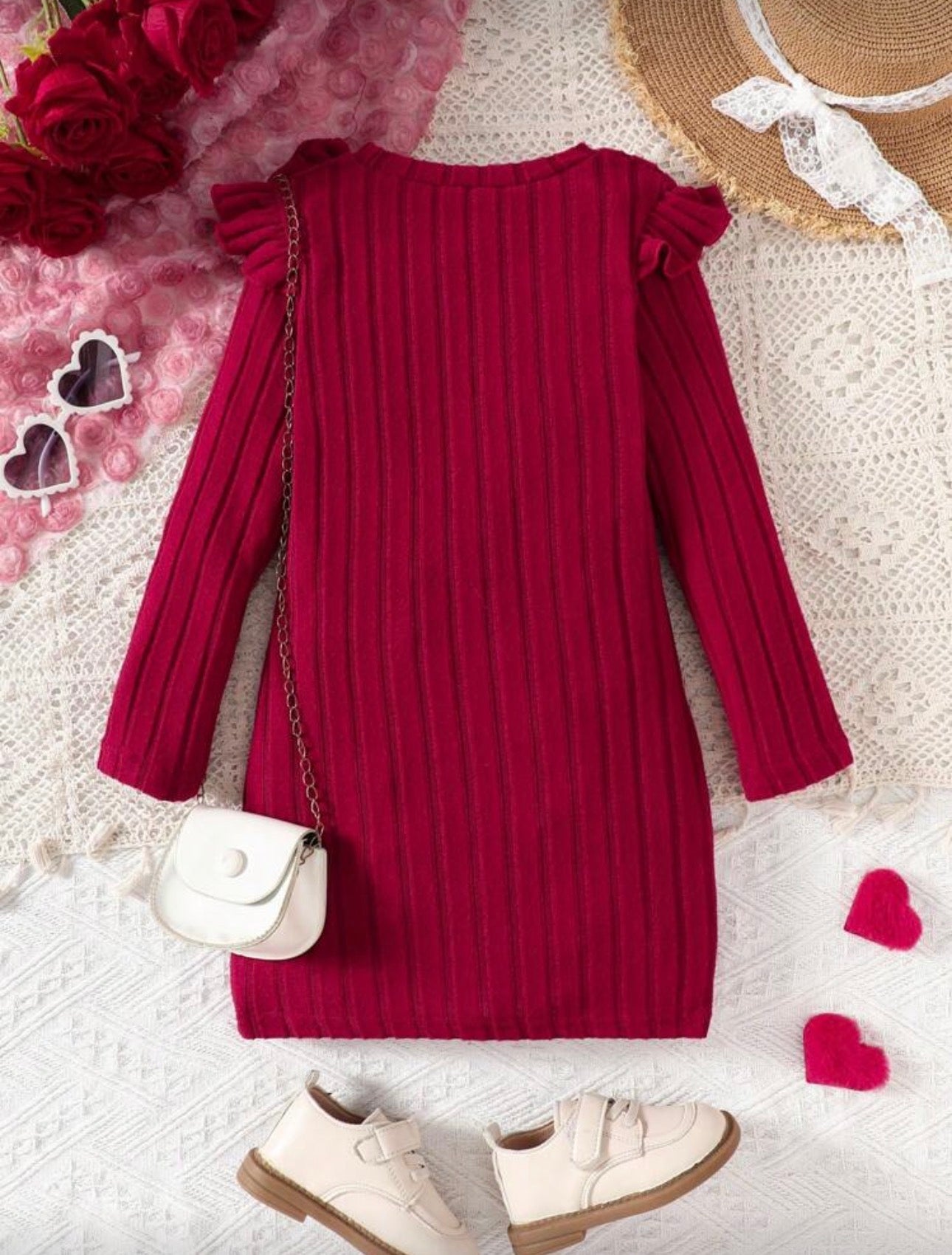 Vestido Infantil Pink Princess Bow