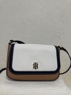 Bolsa Tommy Hilfiger Beige & White Classic