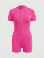 Enterizo Corto de Niña Pink Sporty