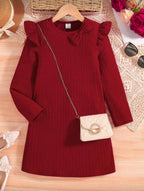 Vestido Infantil Ruby Bow