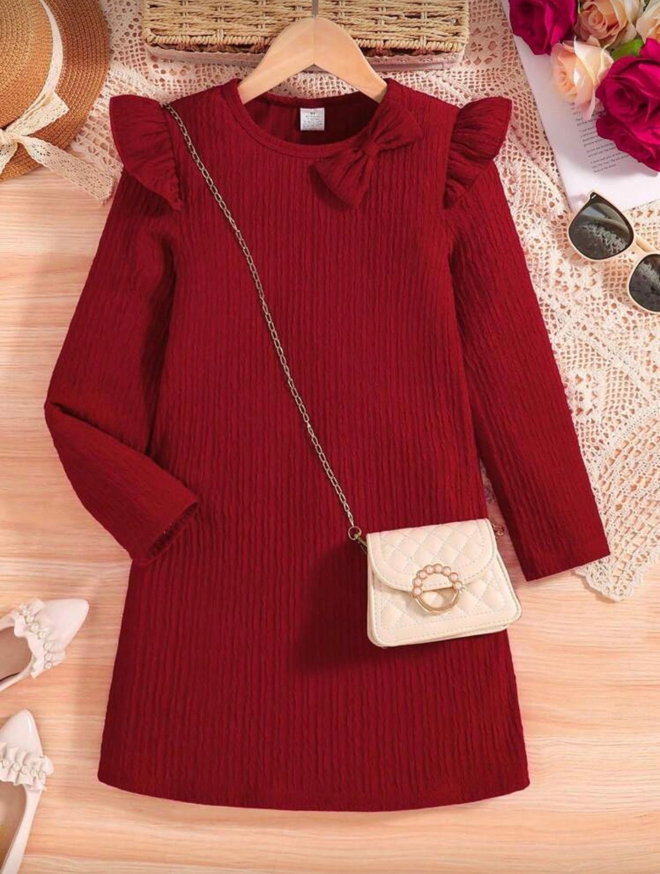 Vestido Infantil Ruby Bow