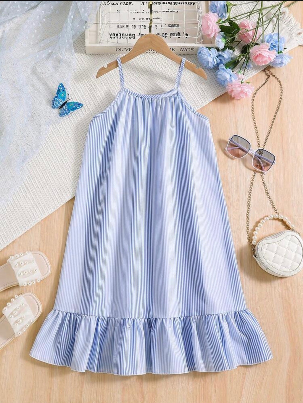 Vestido Infantil Blue Breeze