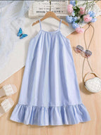 Vestido Infantil Blue Breeze