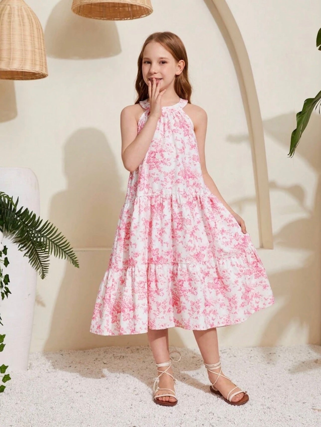 Vestido Infantil Pink Blossom