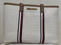 Bolsa Blanco & Beige Tommy Hilfiger Signature