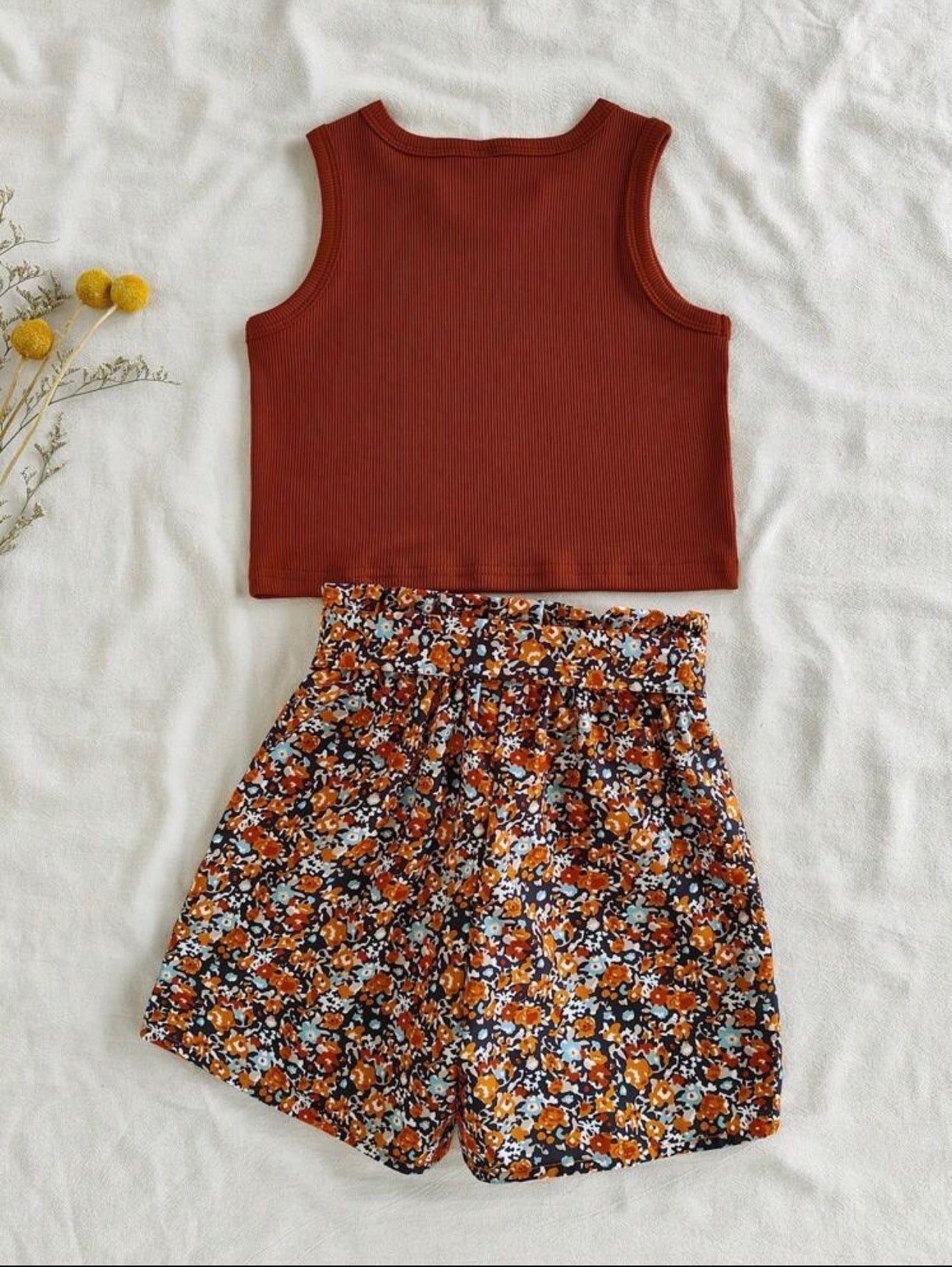 Conjunto de Niña Autumn Bloom