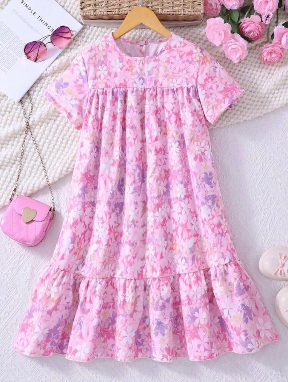 Vestido Infantil Jardín de Ensueño