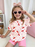 Conjunto Infantil Cherry Ribbon