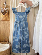Enterizo de Niña Blue Paisley