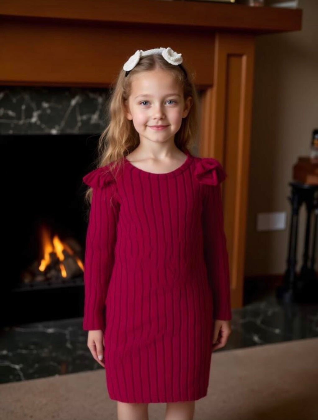 Vestido Infantil Pink Princess Bow