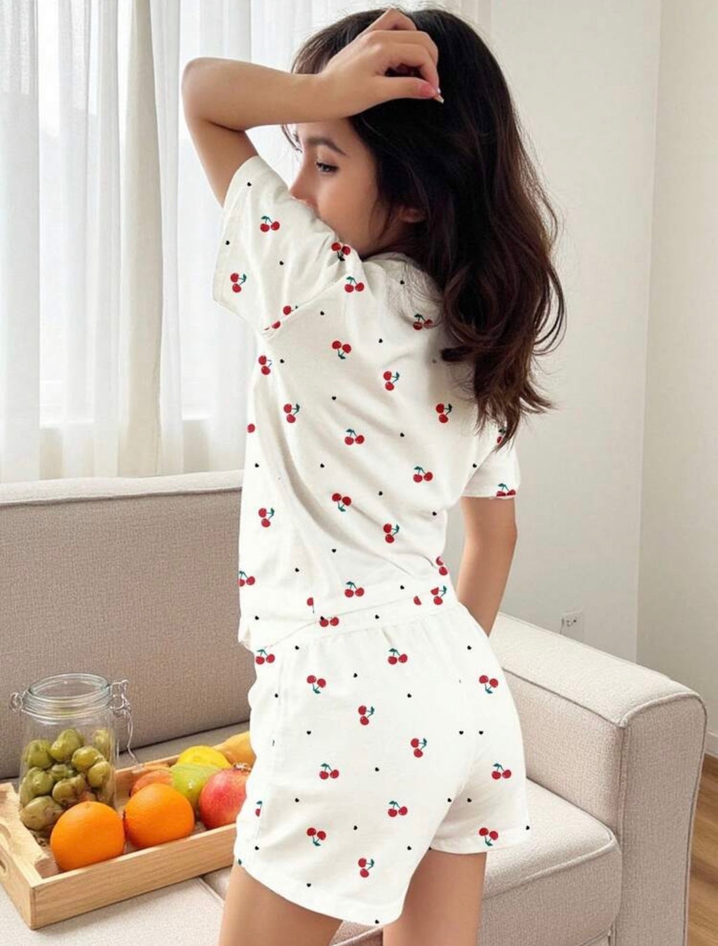 Conjunto de niña Cherry Summer
