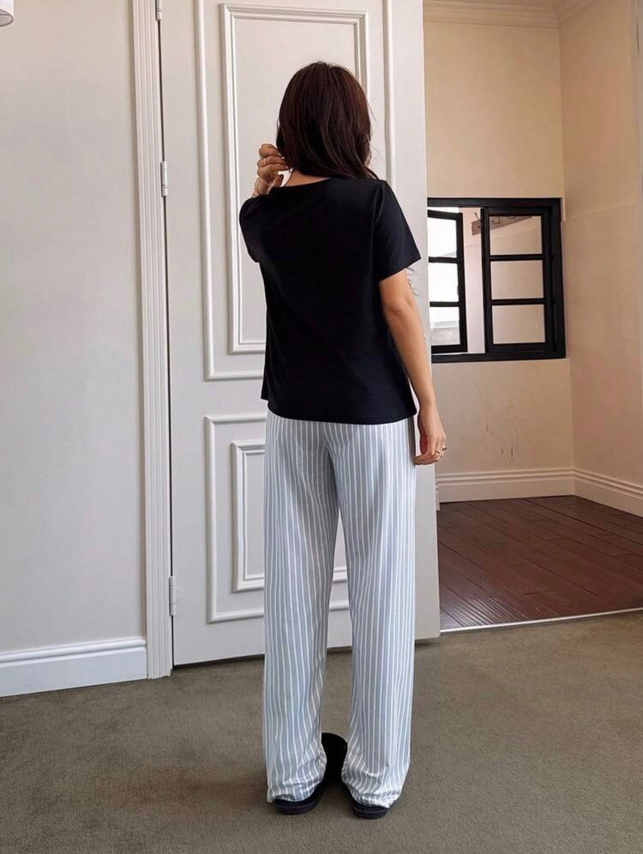 Pijama de Dama Pocket Rayas