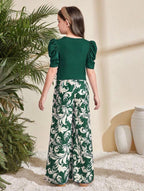 Conjunto de Niña Emerald Elegance