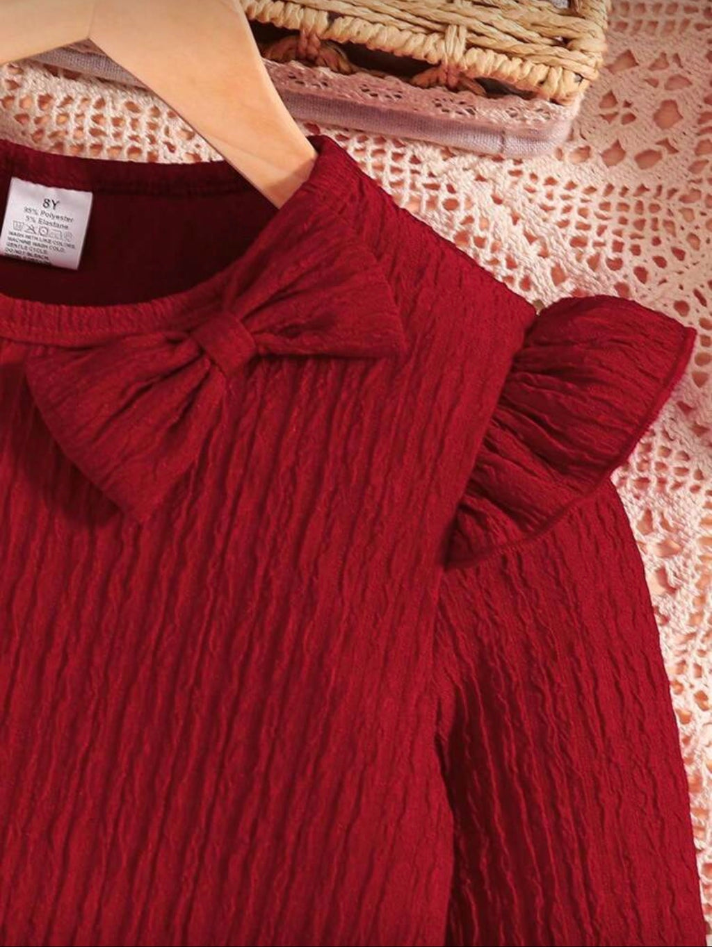 Vestido Infantil Ruby Bow