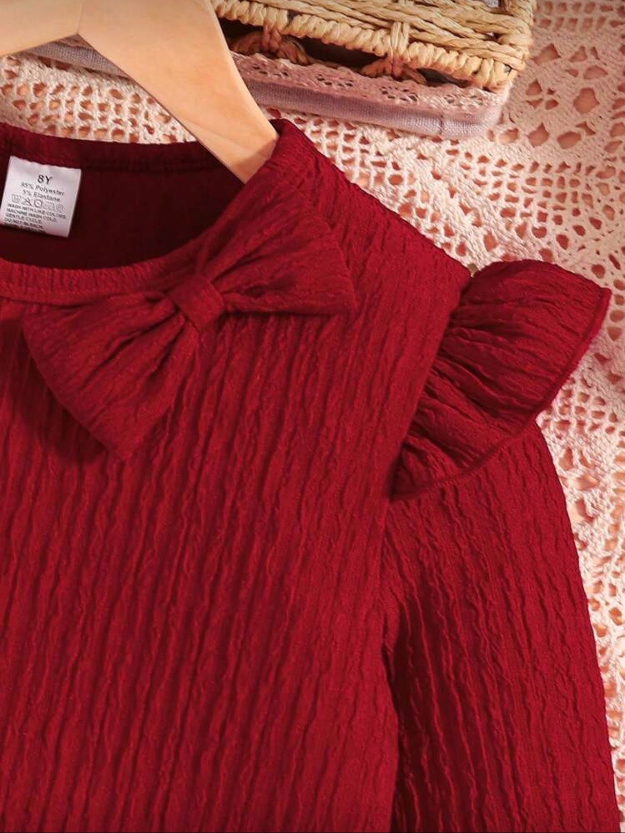 Vestido Infantil Ruby Bow