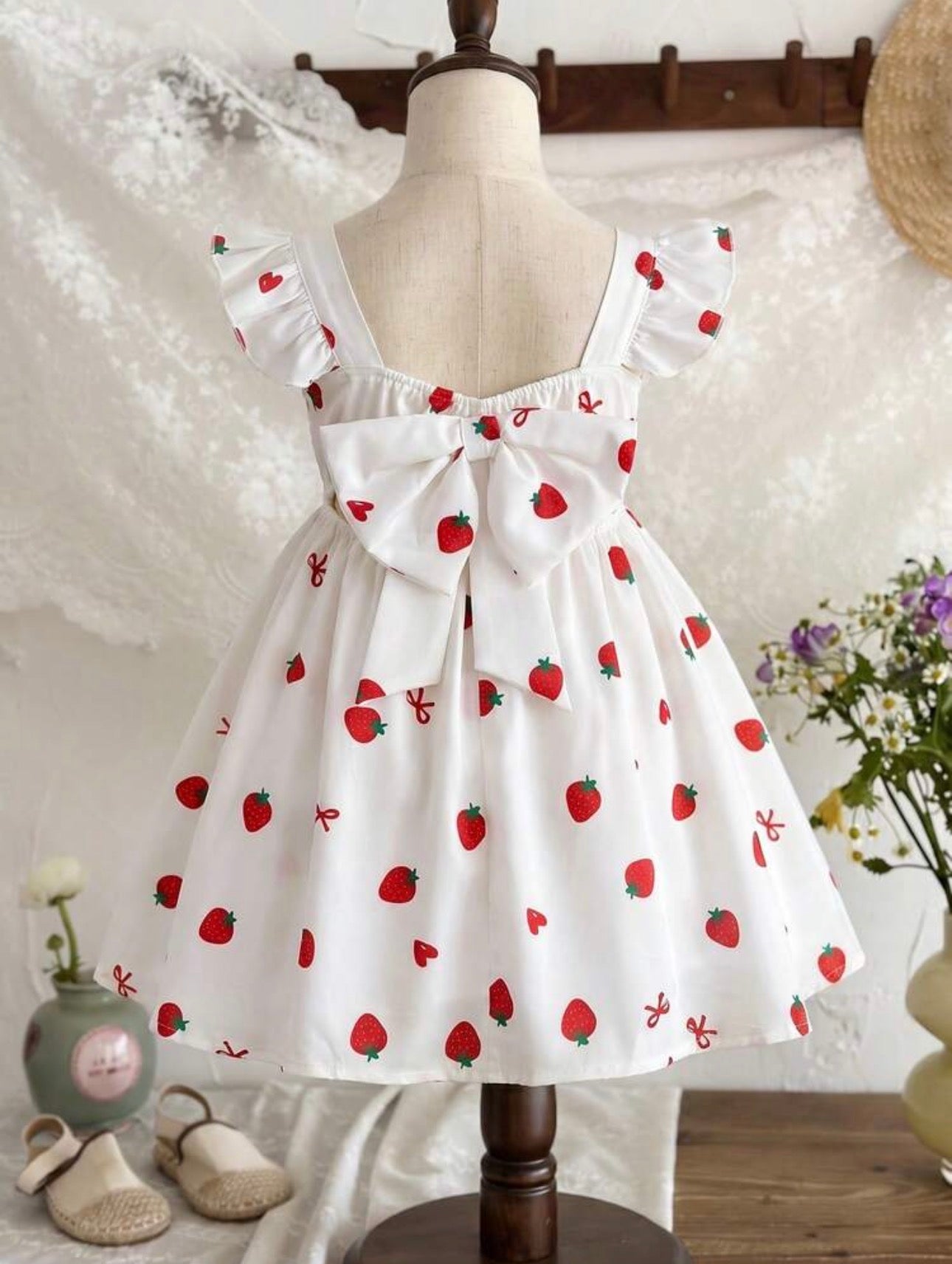 Vestido Infantil Strawberry