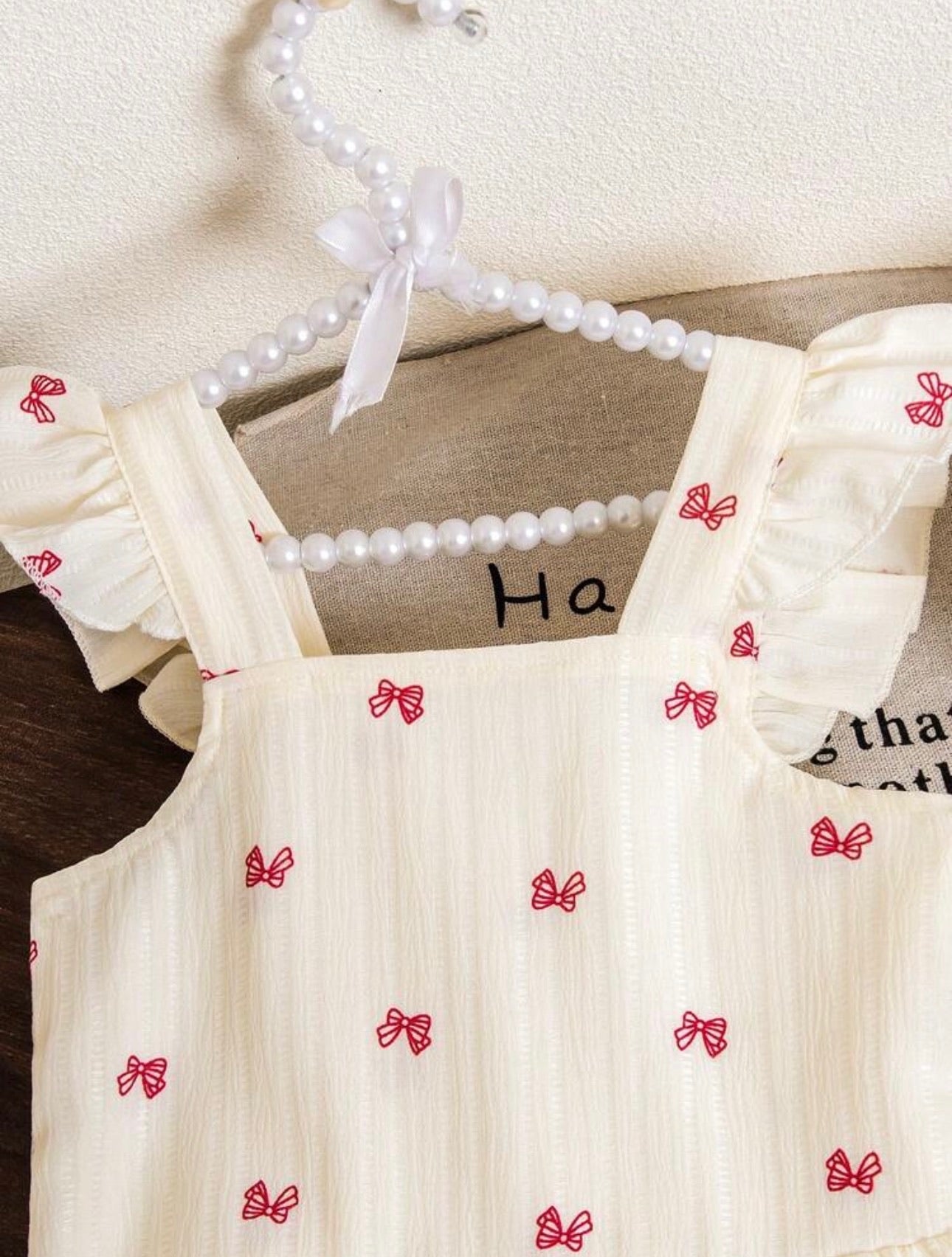 Enterizo de Niña Bow Charm