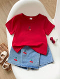 Conjunto Falda Short para Niña Cherry Sweet