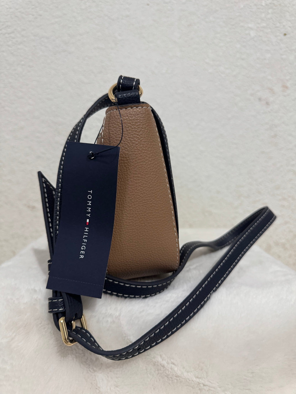 Bolsa Tommy Hilfiger Beige & White Classic