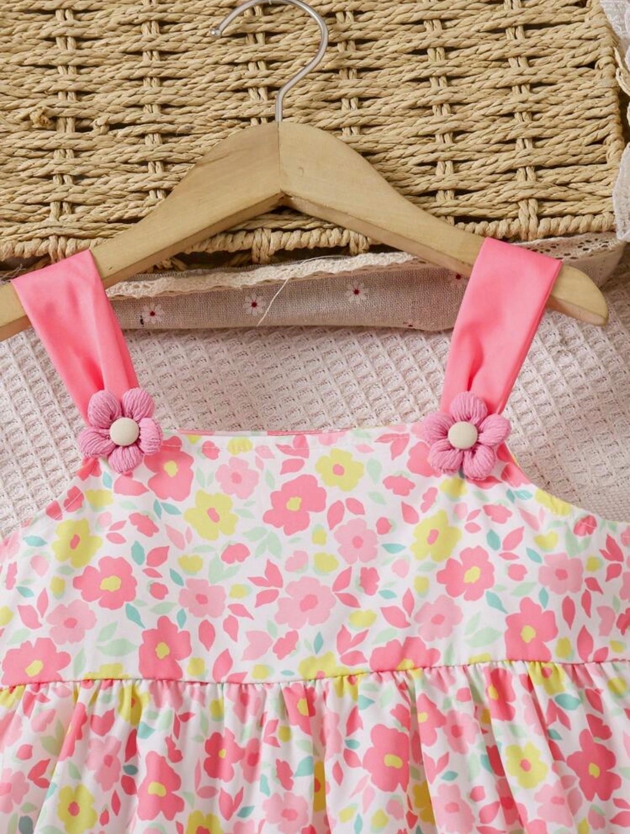 Vestido Infantil Primavera Rosa