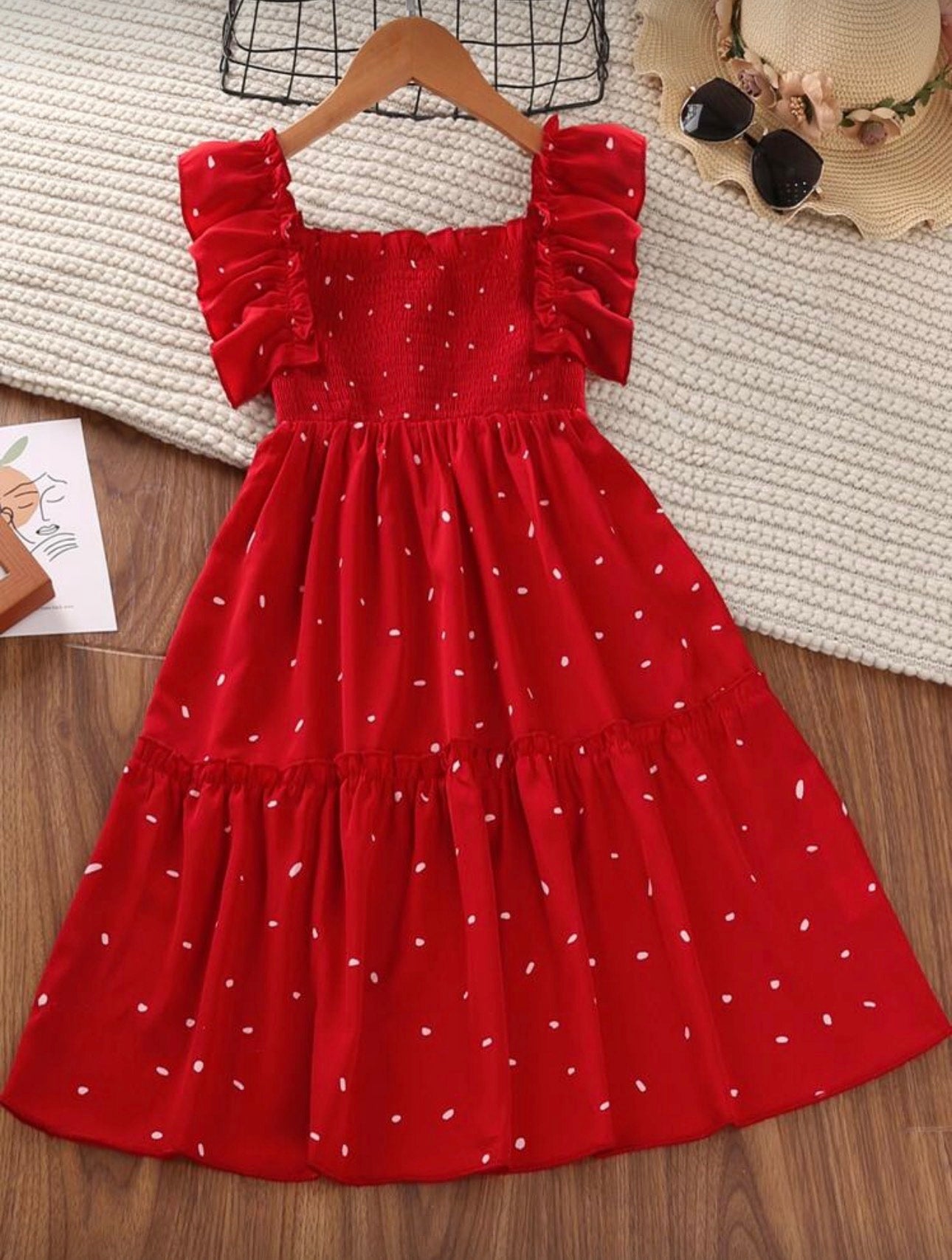 Vestido Infantil Cherry Dot