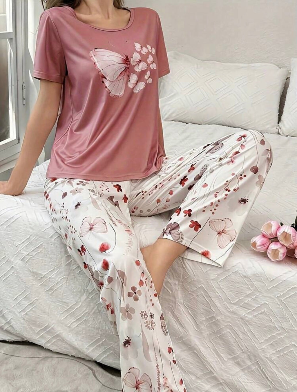 Pijama de Dama Butterfly Bloom