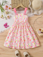 Vestido Infantil Primavera Rosa