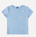 Blusa de Dama Sky Daisy Tee