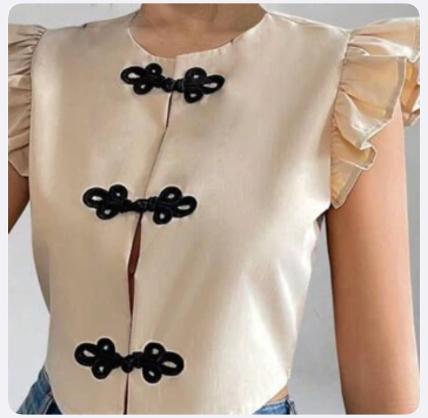 Blusa infantil Ivory Bow Charm