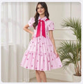 Vestido Infantil Pink Ribbon