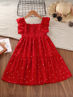 Vestido Infantil Cherry Dot