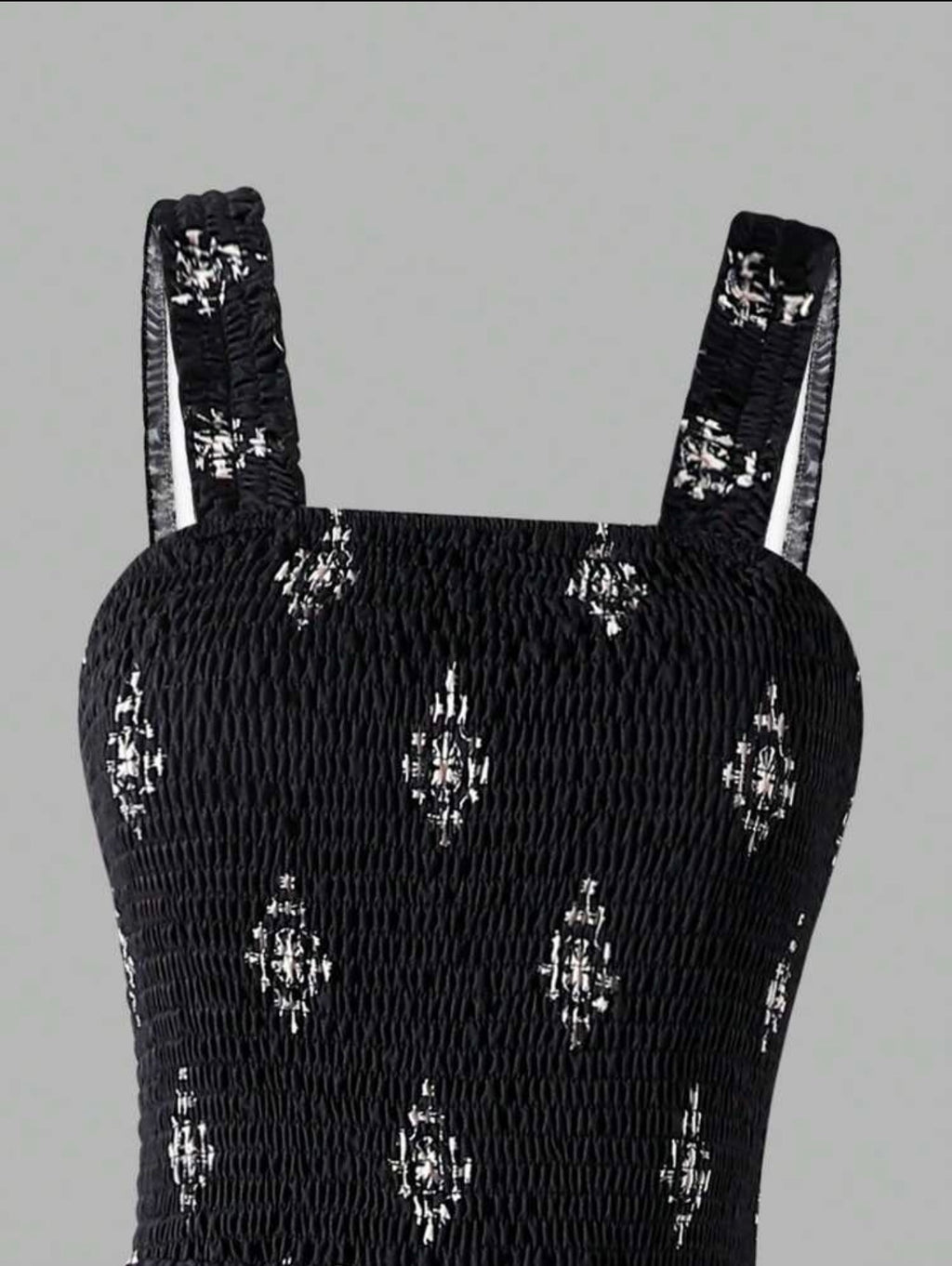 Enterizo de Niña Black Boho Print