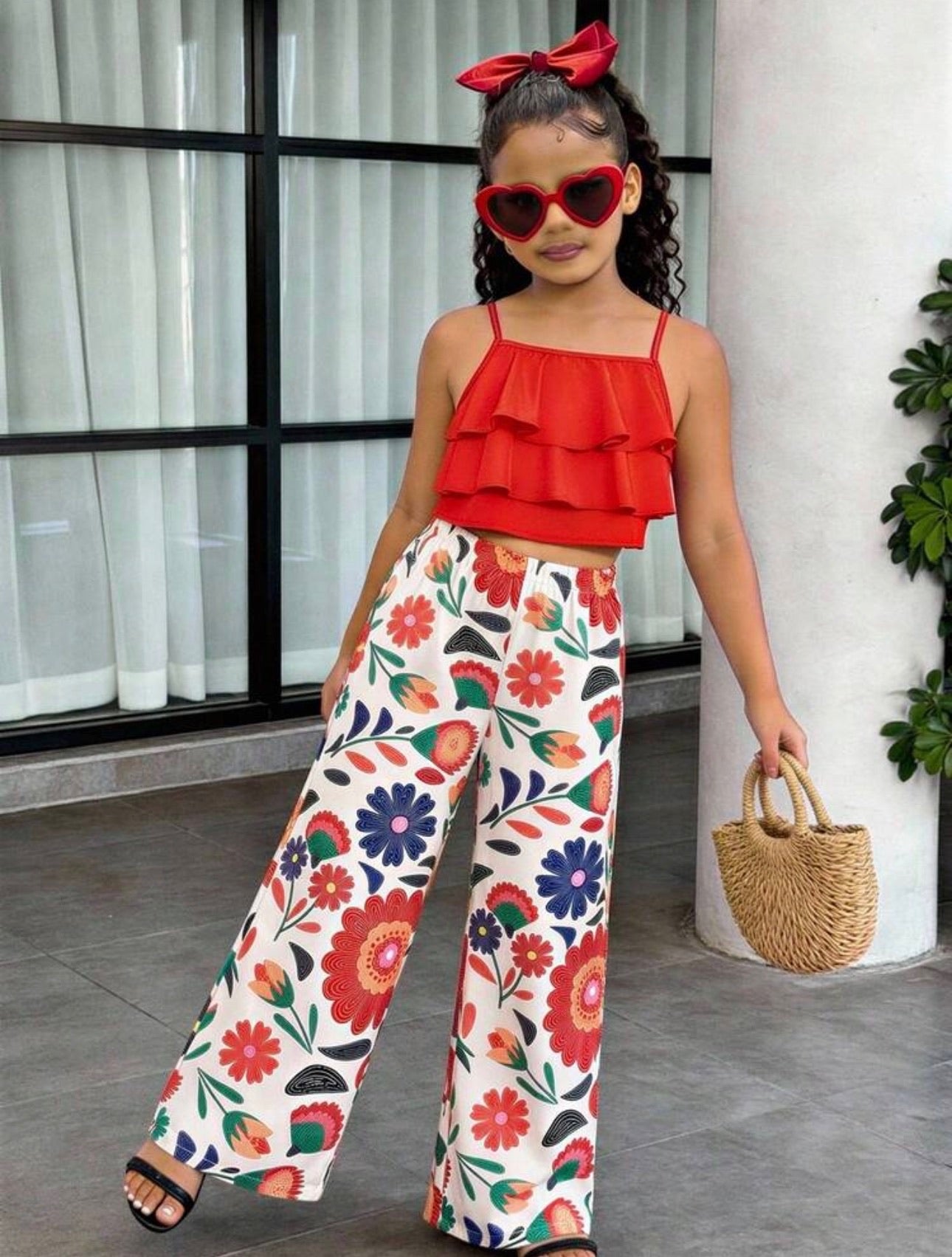 Conjunto de niña Floral Boho