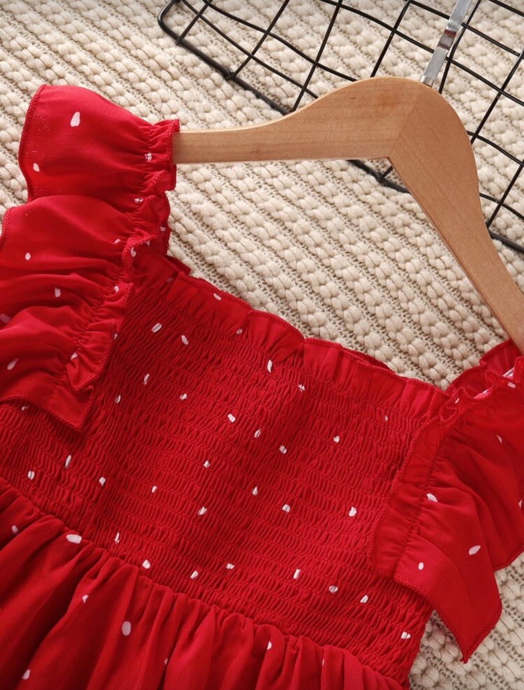 Vestido Infantil Cherry Dot