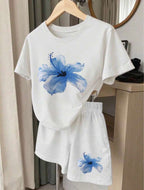 Conjunto Infantil Flor Celeste