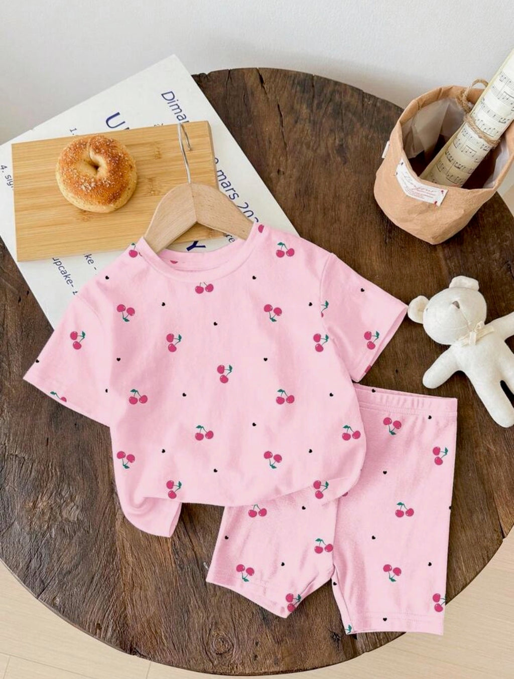 Conjunto de Niña Cherry Pink Short