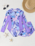 Traje de Baño Infantil Lavanda Bloom