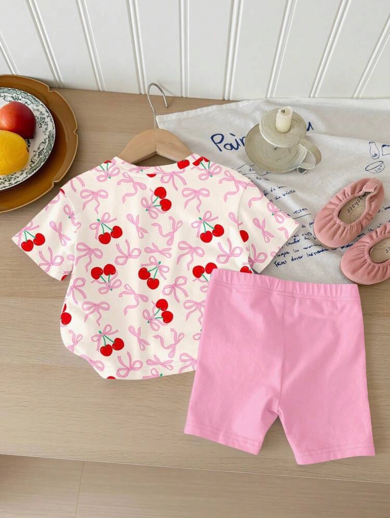 Conjunto Infantil Cherry Ribbon