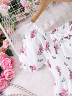 Vestido Infantil Rose Garden