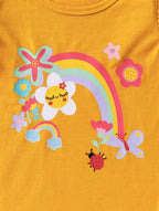 Conjunto de niña Arcoíris Floral